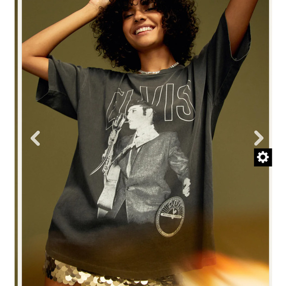 Daydreamer Sun Records X Elvis Merch Tee Black Medium NWOT - Picture 8 of 8